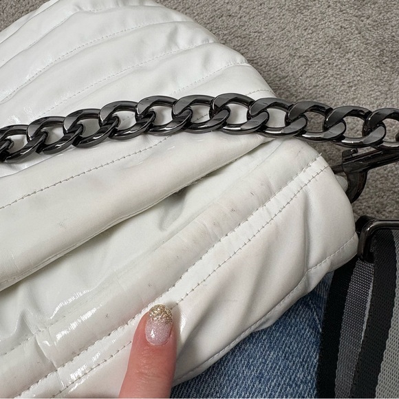 THINK ROYLN The Dalton Lady Bag in White Patent - Picture 10 of 12